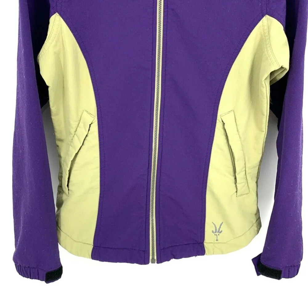 Ladies IBEX Cirque Size Small Purple Zip Jacket Schoeller Wool‎ Blend USA Made - Picture 6 of 11